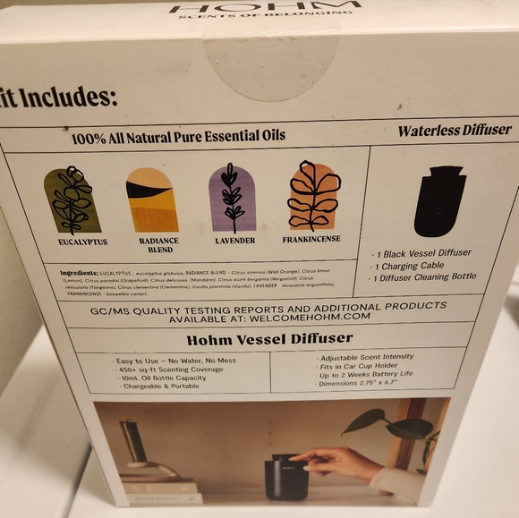 Waterless diffuser kit with essential oils - Picture 2 of 5